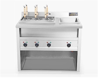 电热方型煮面炉连暖 尺寸：850x700x800